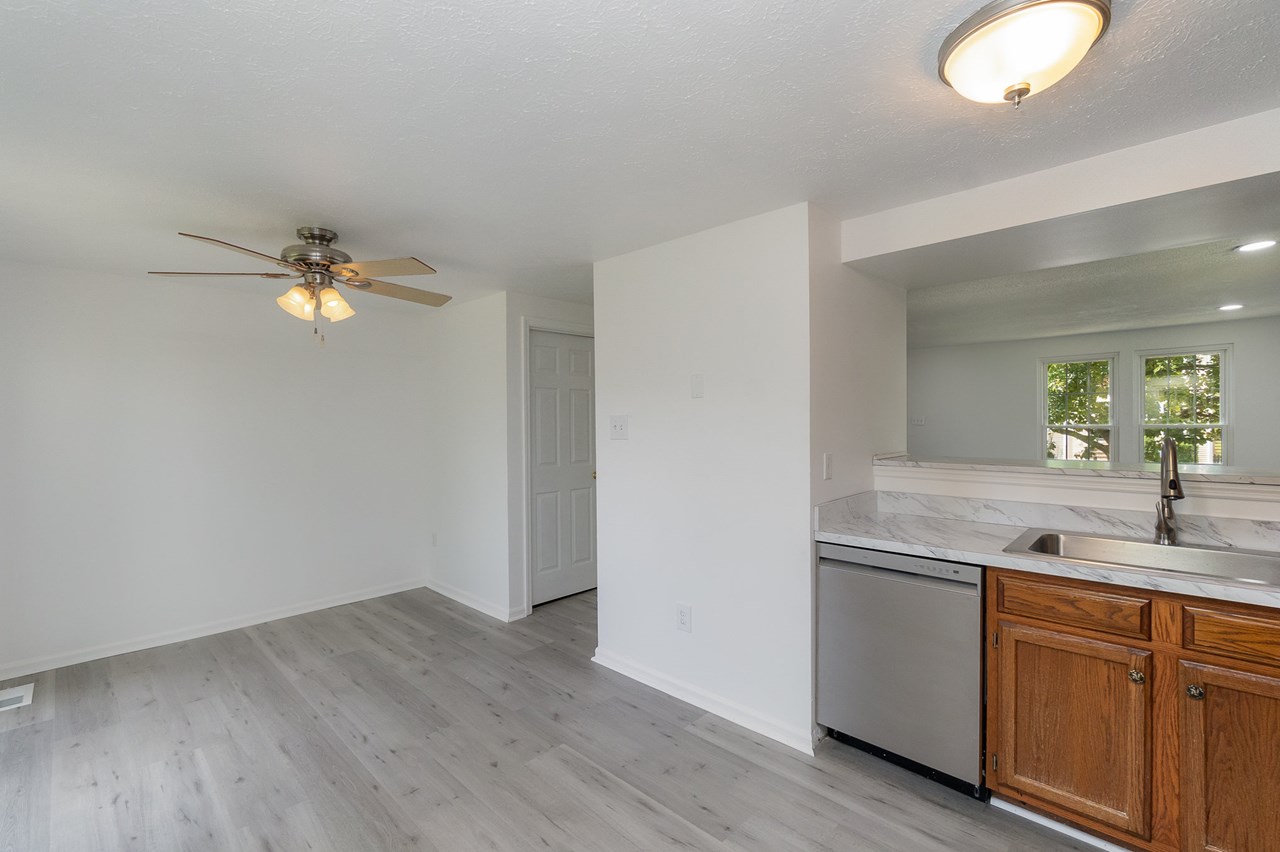 kitchen with dining area